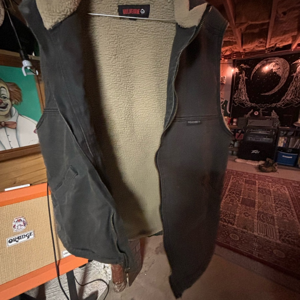 Men’s Wolverine vest (Sherpa lined)